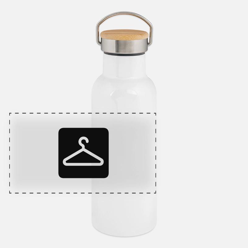 Coat hanger Gourde isotherme avec bouchon en bambou