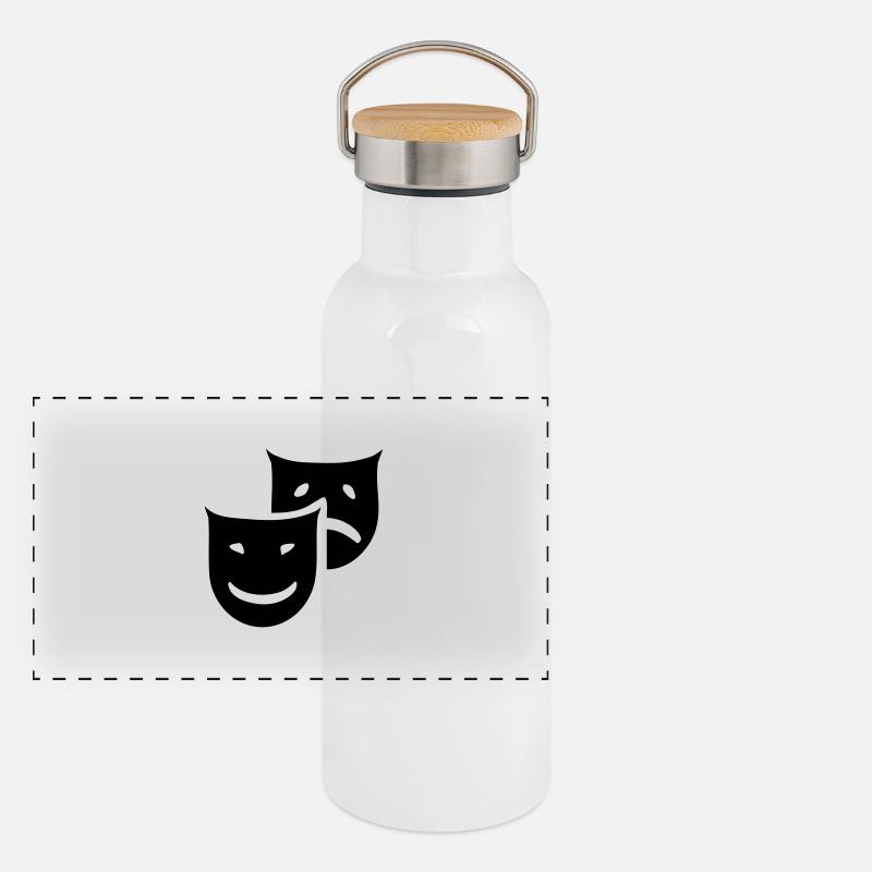 théâtre Gourde isotherme avec bouchon en bambou