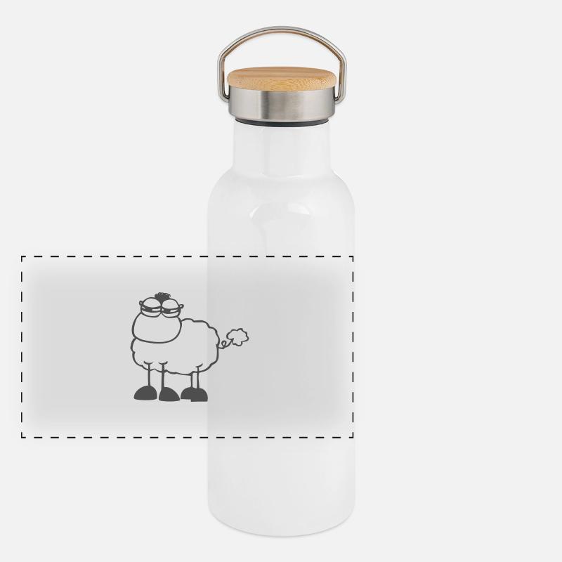 skepticalsheep Panoramic Thermal Bottle with Bamboo Lid