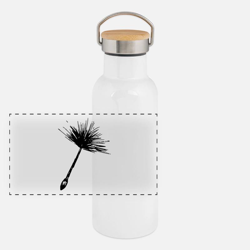 Dandelion Panoramic Thermal Bottle with Bamboo Lid