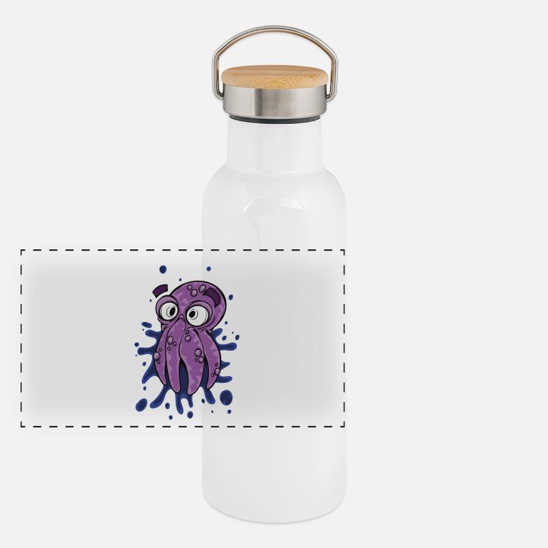 Calmar Gourde isotherme avec bouchon en bambou