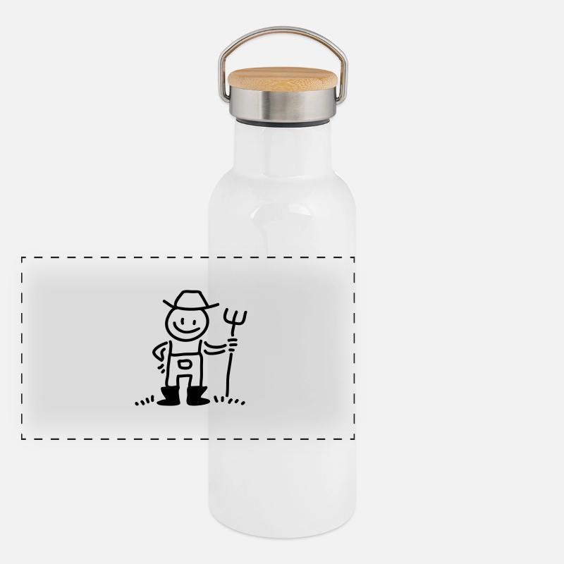 Bauer - Line Panoramic Thermal Bottle with Bamboo Lid