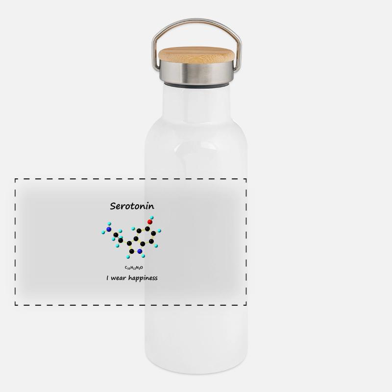 Serotonin - Rosie Aldrich Panoramic Thermal Bottle with Bamboo Lid