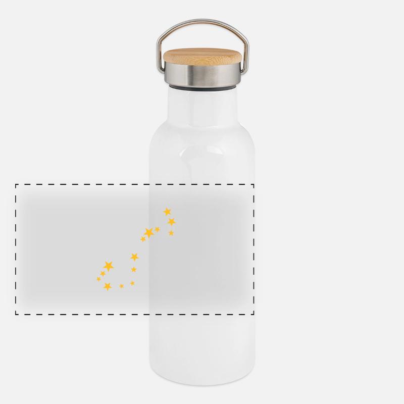 Scorpion signe du zodiaque Gourde isotherme avec bouchon en bambou