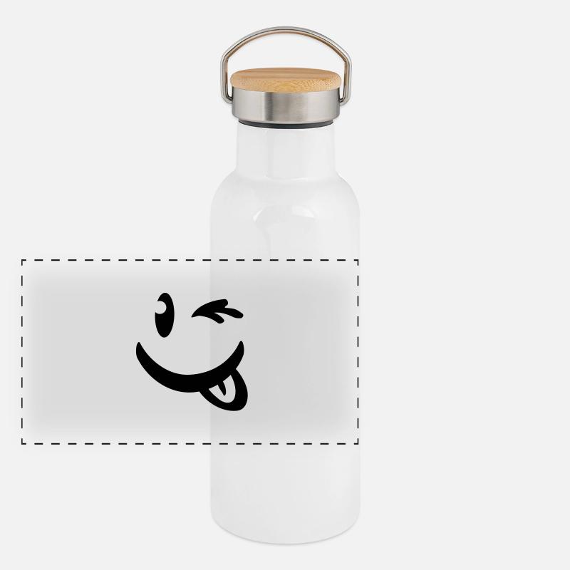 smiley_illu_c1 Panoramic Thermal Bottle with Bamboo Lid