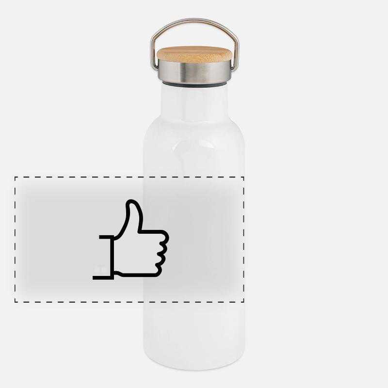 like 2c Panoramic Thermal Bottle with Bamboo Lid