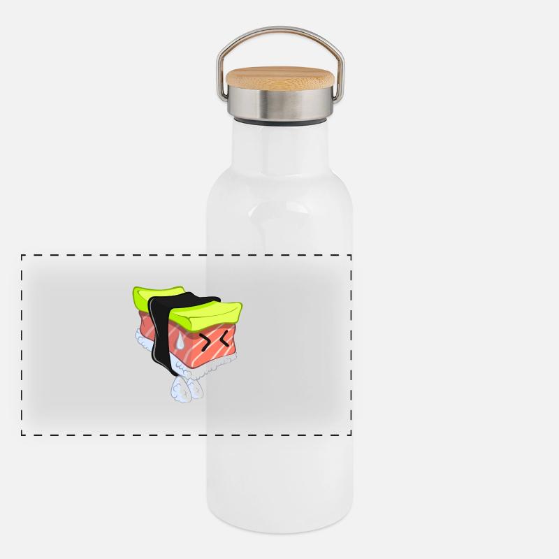 Sushi Gourde isotherme avec bouchon en bambou