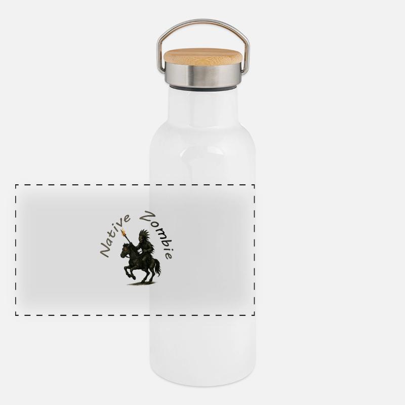 Native Zombie Panoramic Thermal Bottle with Bamboo Lid