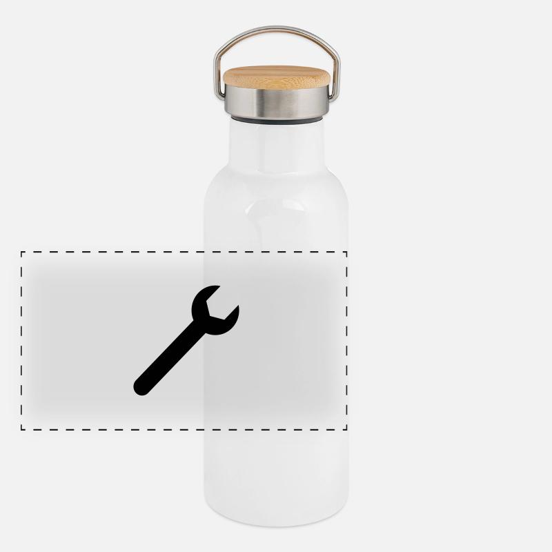 clef,Outil,Marteau,Pince,travail Gourde isotherme avec bouchon en bambou