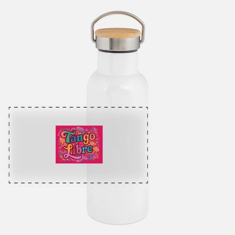 TANGO LIBRE Panoramic Thermal Bottle with Bamboo Lid