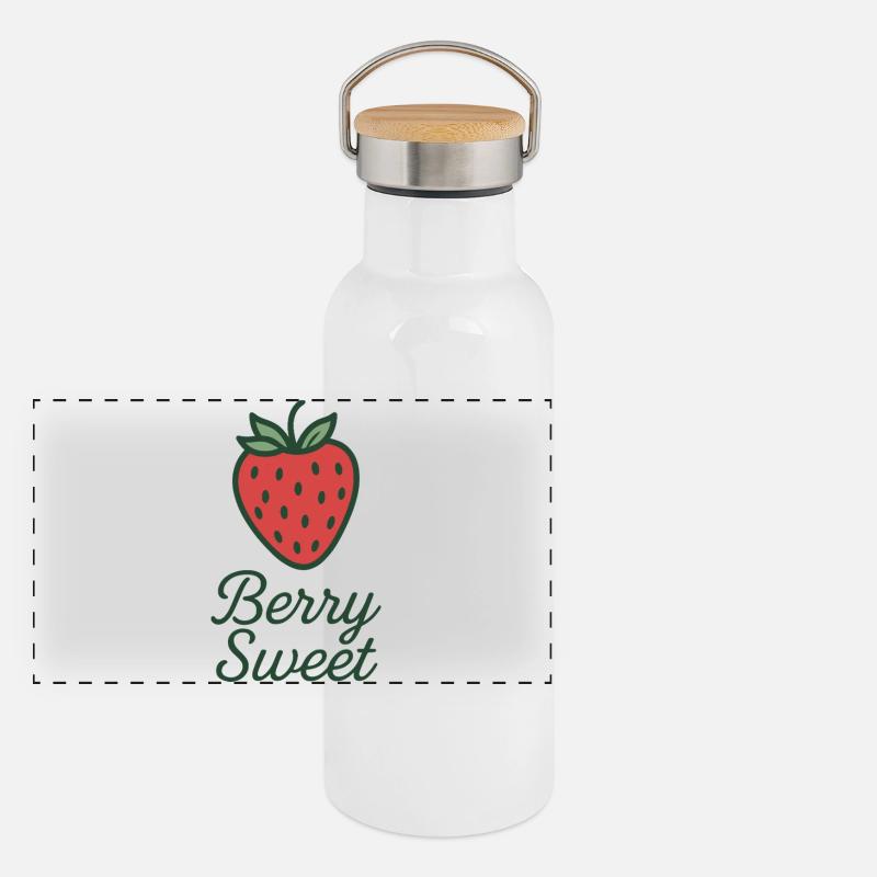 Berry Sweet Panorama Thermosflasche mit Bambusdeckel