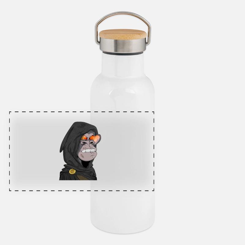 Ape Glow Eyes Panoramic Thermal Bottle with Bamboo Lid