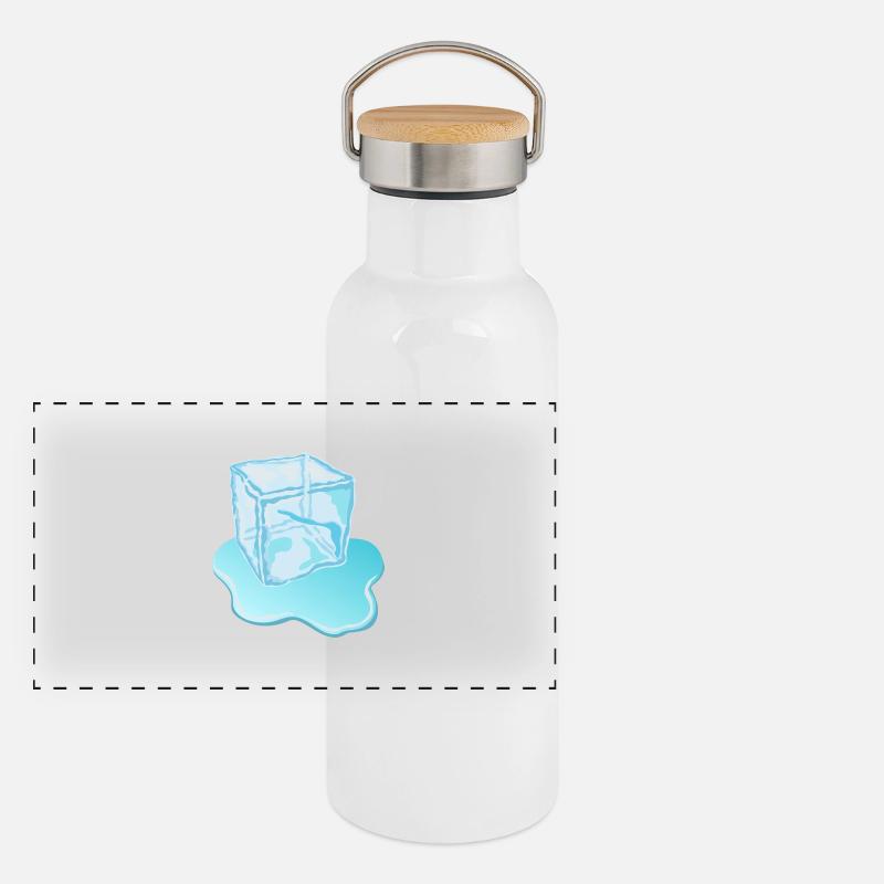 Motif / Designer Panoramic Thermal Bottle with Bamboo Lid