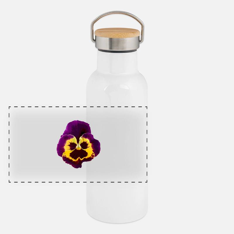 Pansy / alto Gourde isotherme avec bouchon en bambou