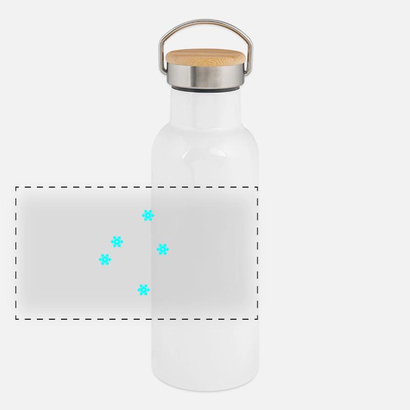 kalt Panorama Thermosflasche mit Bambusdeckel