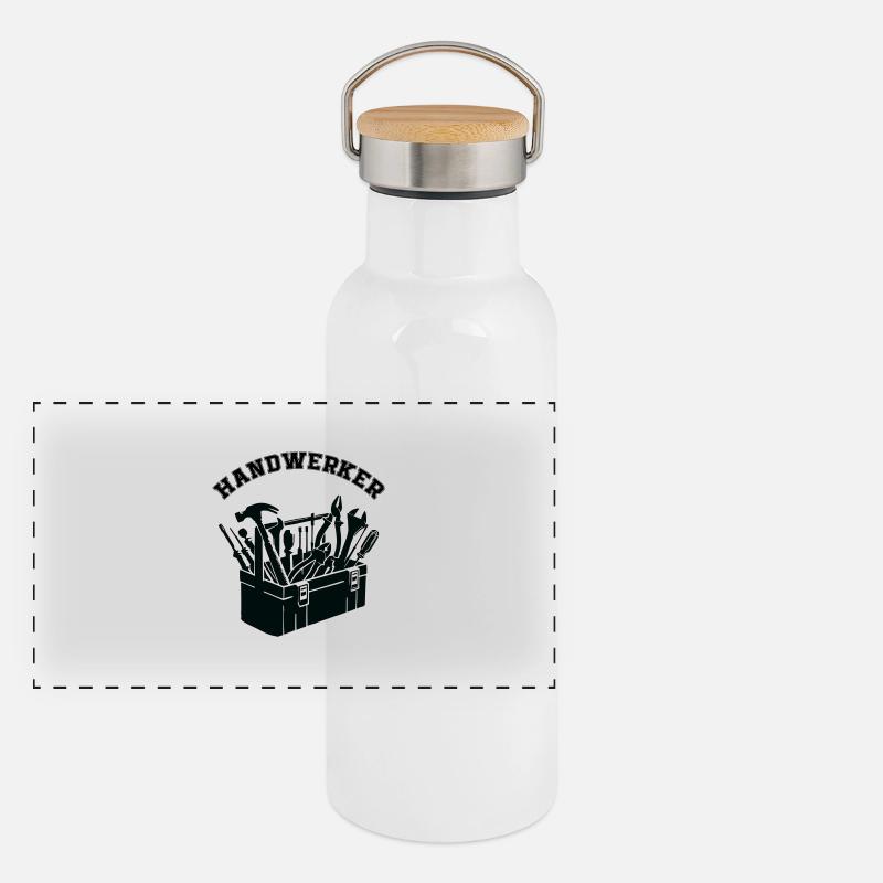 Tool Toolbox Craftsman Panoramic Thermal Bottle with Bamboo Lid