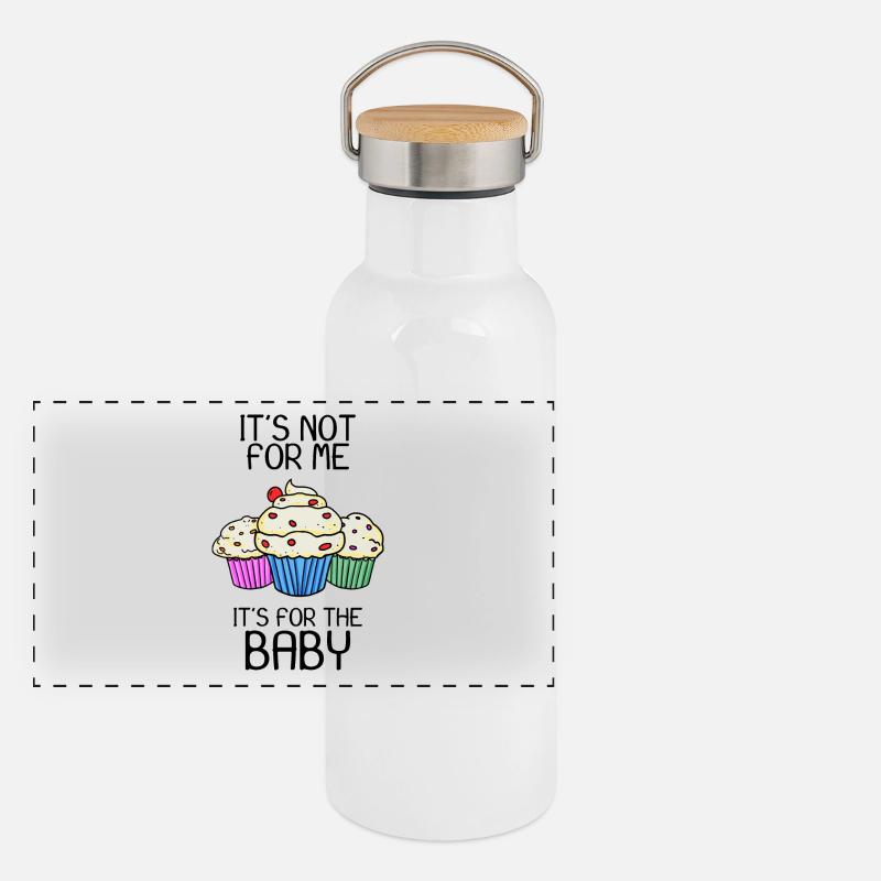 Pregnant pregnancy Panoramic Thermal Bottle with Bamboo Lid
