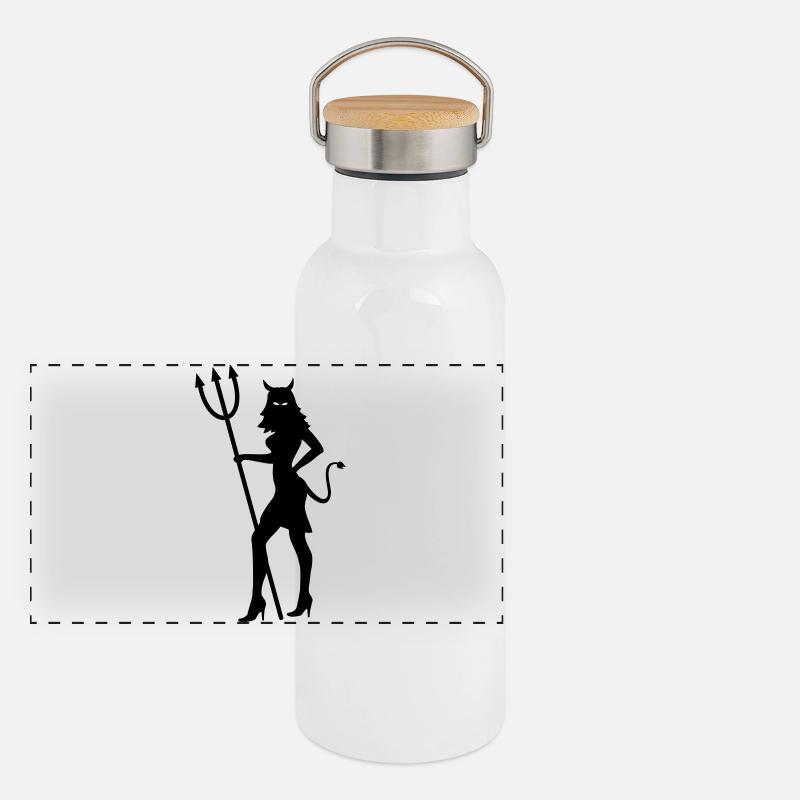 Djævelen Termoflaske med bambuslåg