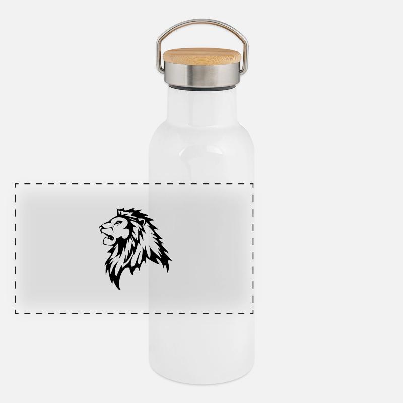 Löwe Panoramic Thermal Bottle with Bamboo Lid