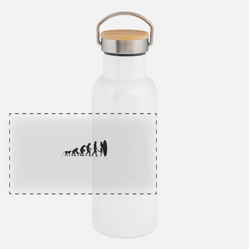 Evolution Surf Gourde isotherme avec bouchon en bambou