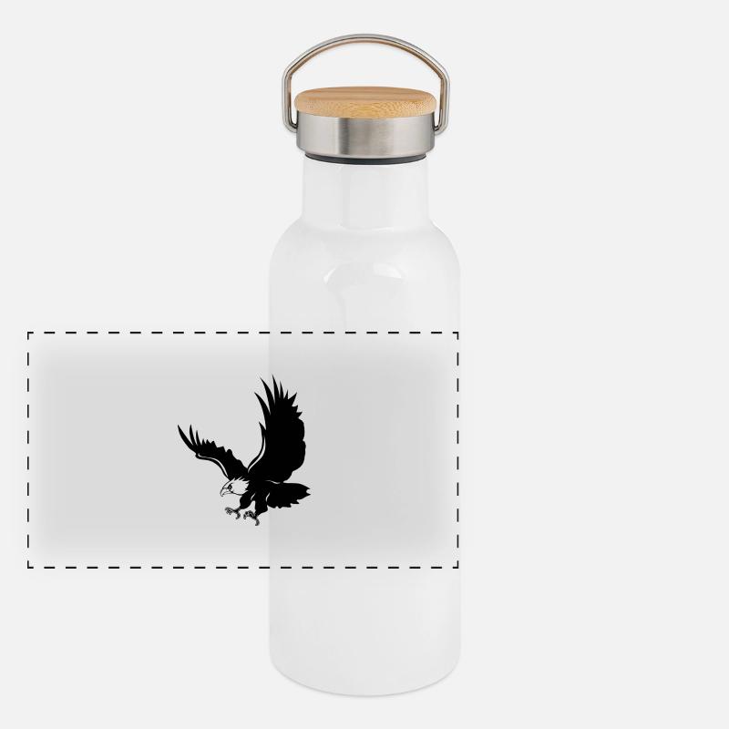 Eagle Gourde isotherme avec bouchon en bambou