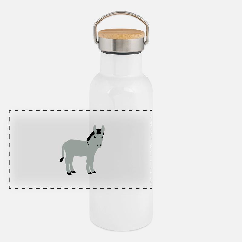 Donkey Panoramic Thermal Bottle with Bamboo Lid