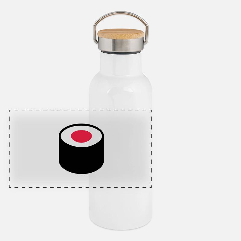 Sushi Panoramic Thermal Bottle with Bamboo Lid