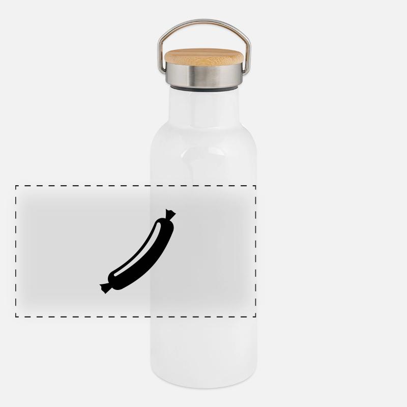 Sausage Panoramic Thermal Bottle with Bamboo Lid
