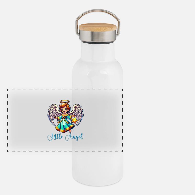 engel Panorama Thermosflasche mit Bambusdeckel
