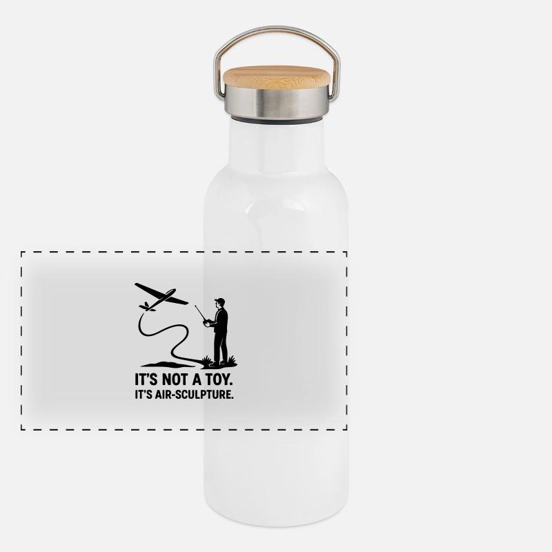 0005 air sculpture Panorama Thermosflasche mit Bambusdeckel