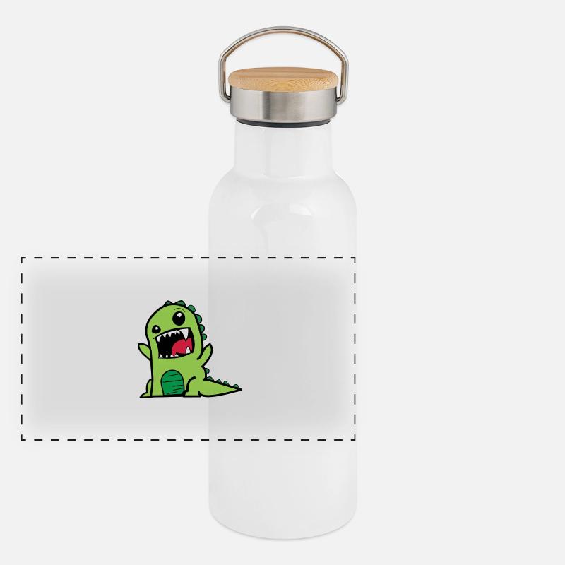monster Panoramic Thermal Bottle with Bamboo Lid