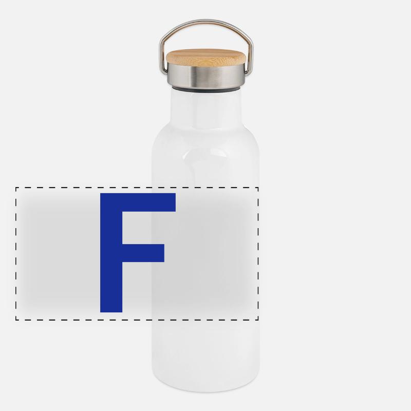 Panorama Thermosflasche mit Bambusdeckel
