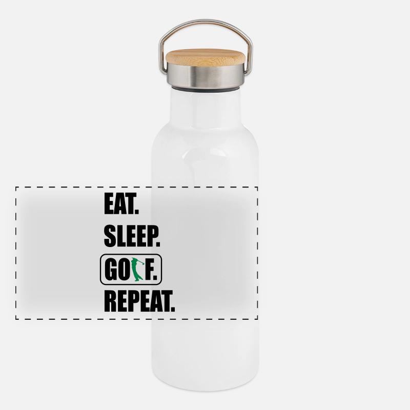 Gulf Panoramic Thermal Bottle with Bamboo Lid