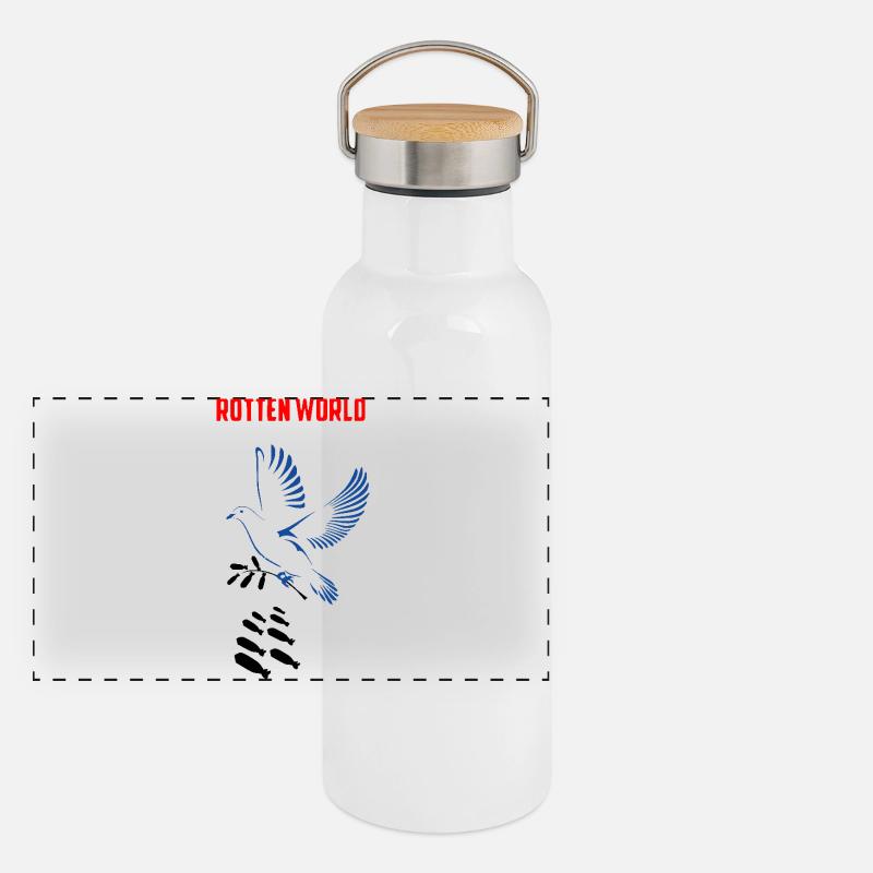 Rotten world Panoramic Thermal Bottle with Bamboo Lid