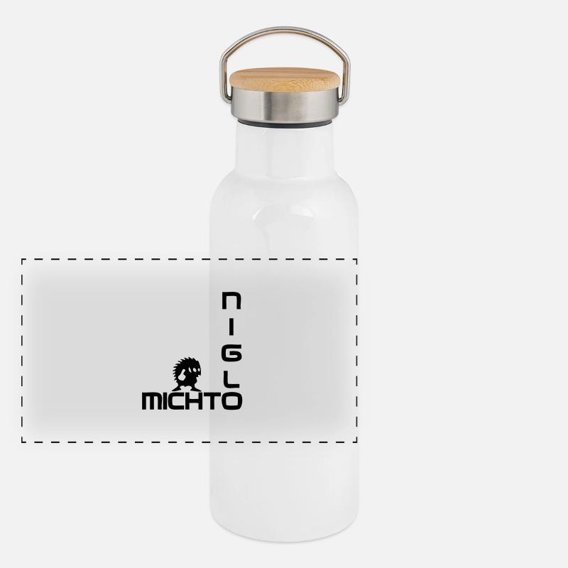 Niglo Panorama Thermosflasche mit Bambusdeckel