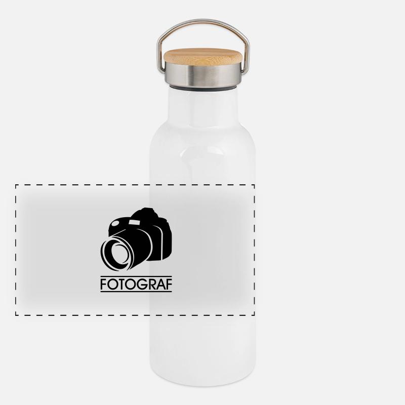 fotograf Panorama Thermosflasche mit Bambusdeckel