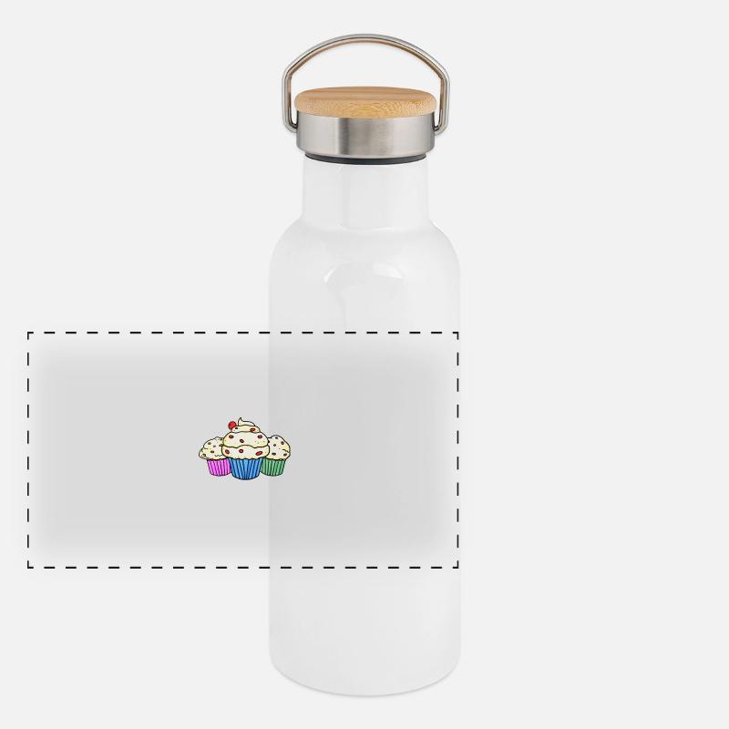 Enceinte Gourde isotherme avec bouchon en bambou