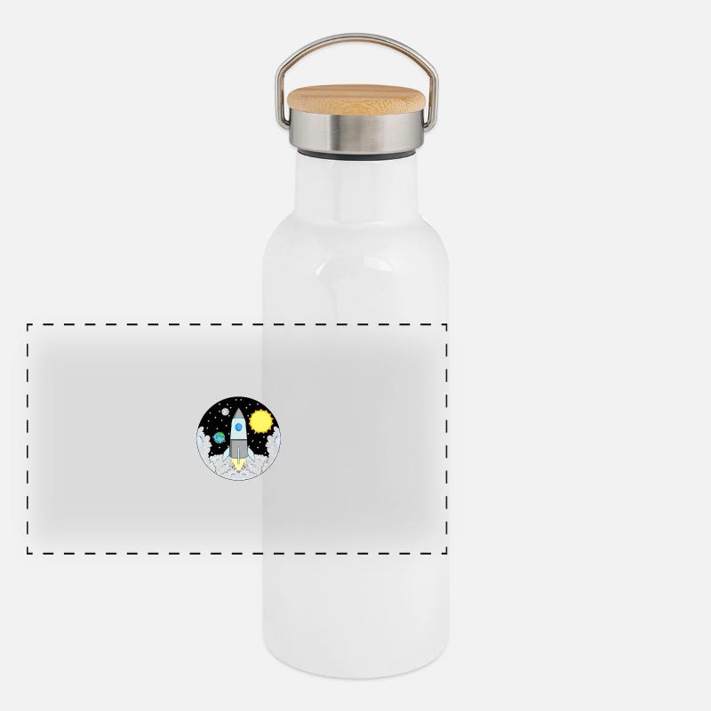 Kindergartenkind 2021 Kindergarten Geschenk Panorama Thermosflasche mit Bambusdeckel