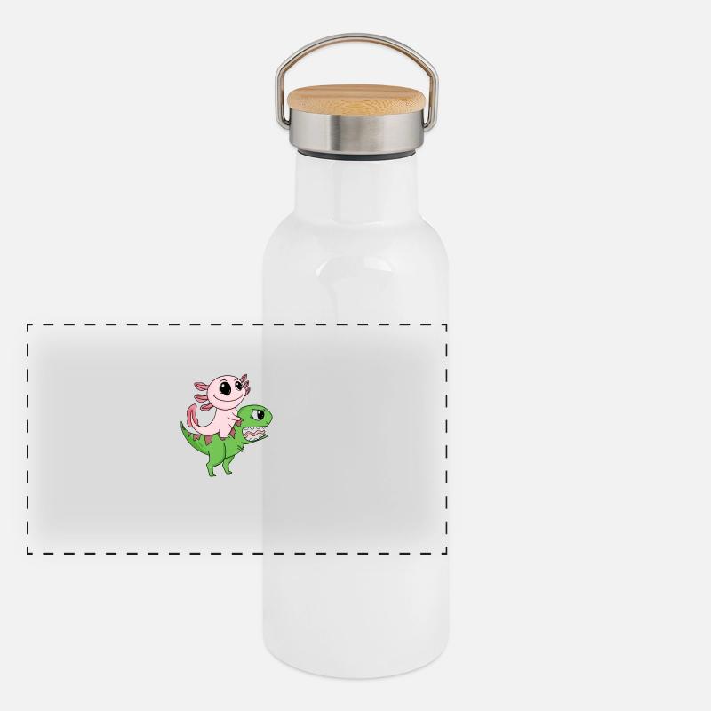 10. Geburtstag Motiv - 10 Jahre Geschenk Panorama Thermosflasche mit Bambusdeckel