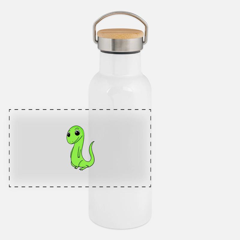 Lizard Panoramic Thermal Bottle with Bamboo Lid