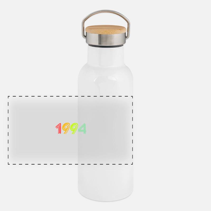 Fantastic since 1994 - born in 1994 Panoramic Thermal Bottle with Bamboo Lid