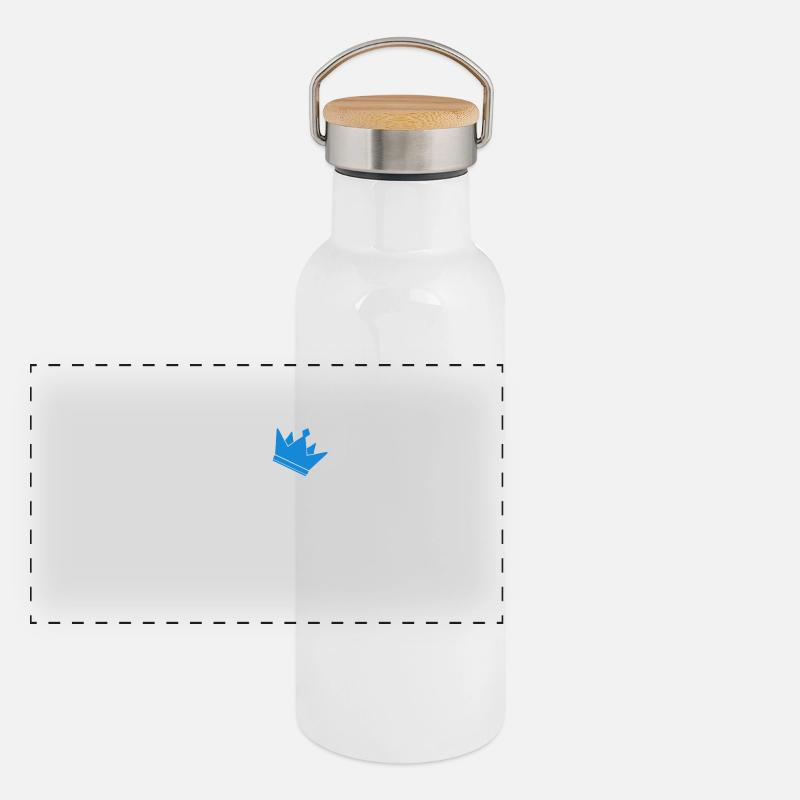 House Roof Panoramic Thermal Bottle with Bamboo Lid