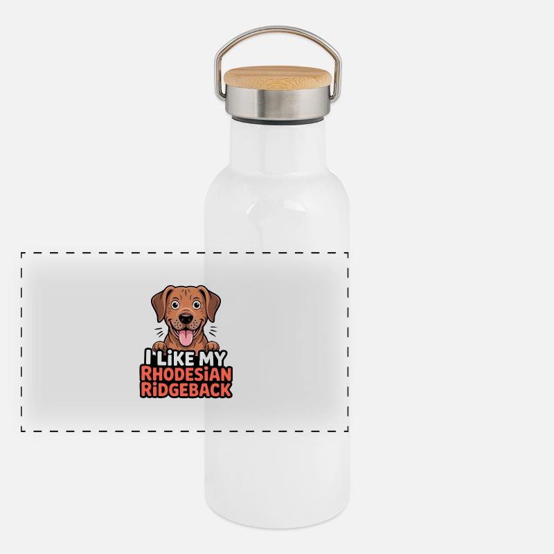 I like my Rhodesian Ridgeback Hundeliebe Panoramic Thermal Bottle with Bamboo Lid