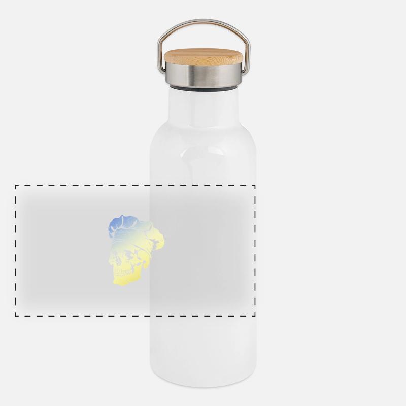 Chef Skull Panoramic Thermal Bottle with Bamboo Lid