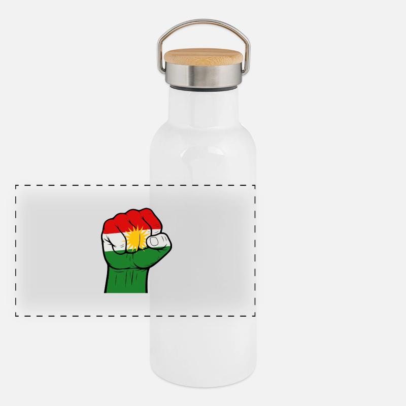 faust kurdistan Panorama Thermosflasche mit Bambusdeckel