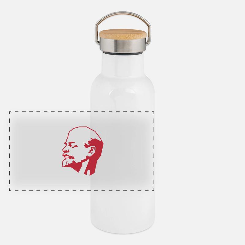 Lenin Panoramic Thermal Bottle with Bamboo Lid
