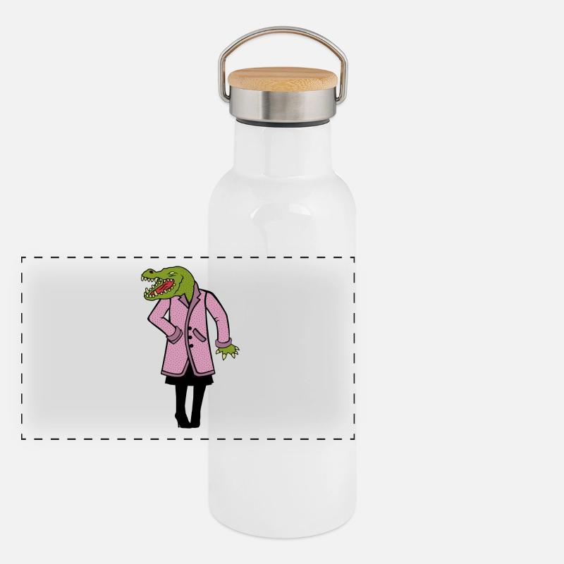 Kroko 80 Panoramic Thermal Bottle with Bamboo Lid