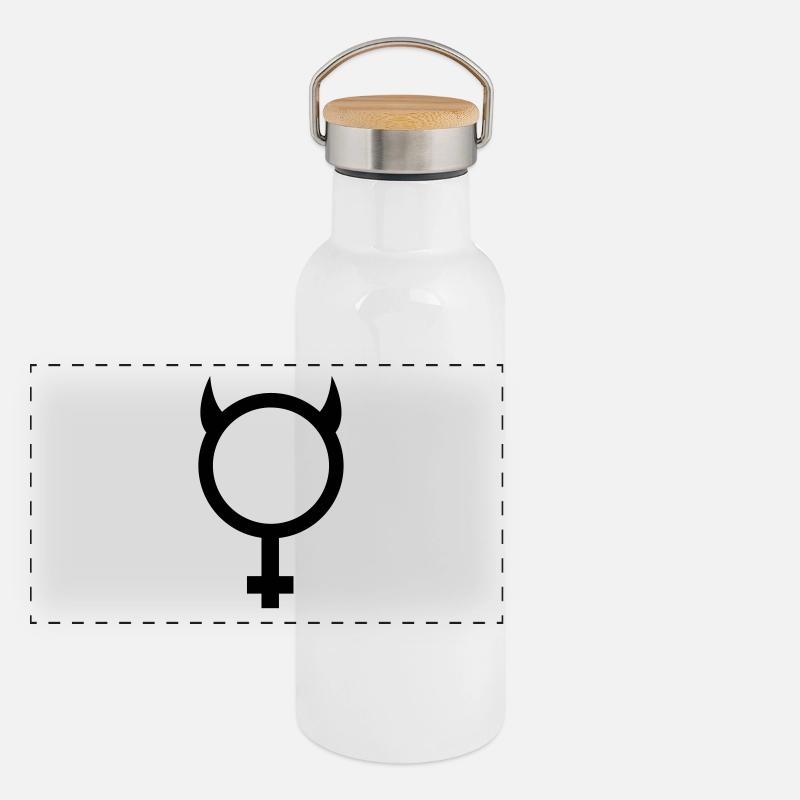 devil Panoramic Thermal Bottle with Bamboo Lid