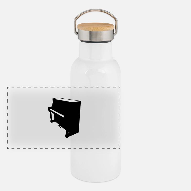 Piano Gourde isotherme avec bouchon en bambou