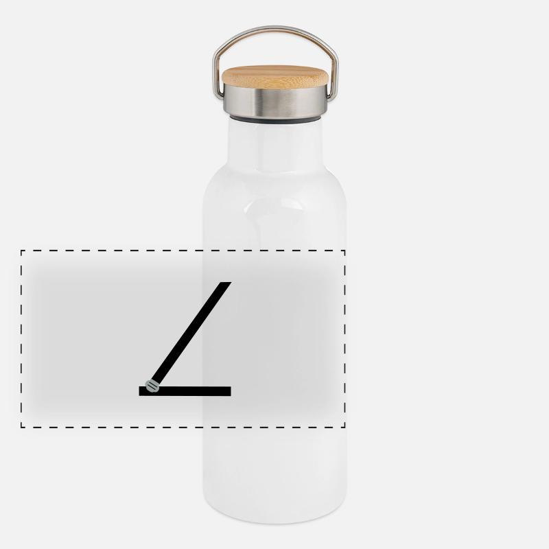 Seat belt Panoramic Thermal Bottle with Bamboo Lid